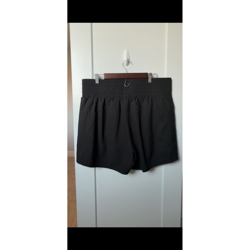 BE.active Black High-Waisted Athletic Running Shorts with Liner Size 2XL_A16 - Picture 3 of 9